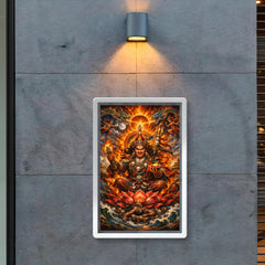 Padmasambhava wrathful lotus born vision poster 2