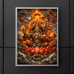 Padmasambhava wrathful lotus born vision poster 5