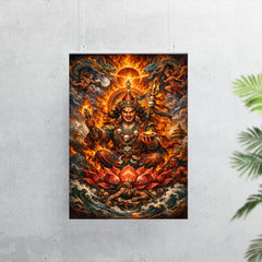 Padmasambhava wrathful lotus born vision poster 7