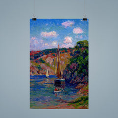 Painting by Henry Moret poster 9