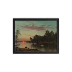 Painting by Magnus Munsterhjelm framed print on a plain backdrop in size 12"x16".