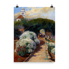 Painting by Menci Crncic poster on a plain backdrop in size 8"x10".