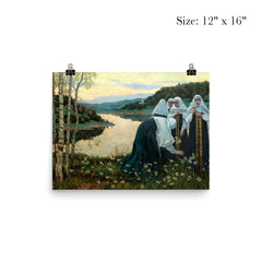 Painting of nuns by Mikhail Nesterov poster 3