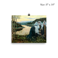 Painting of nuns by Mikhail Nesterov poster 4