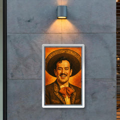 Painting of Pedro Infante smiling poster 2