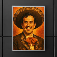 Painting of Pedro Infante smiling poster 5
