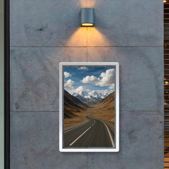 Pamir Highway over Ak Baital Pass Tajikistan poster 2