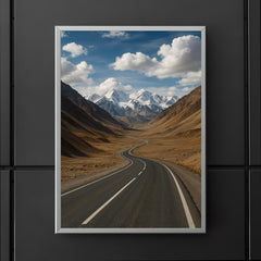Pamir Highway over Ak Baital Pass Tajikistan poster 5