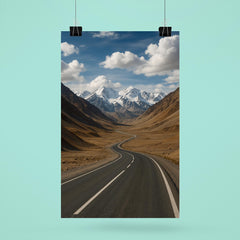 Pamir Highway over Ak Baital Pass Tajikistan poster 6