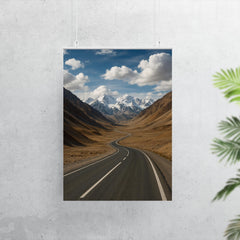 Pamir Highway over Ak Baital Pass Tajikistan poster 7