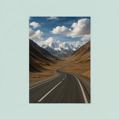 Pamir Highway over Ak Baital Pass Tajikistan poster 8