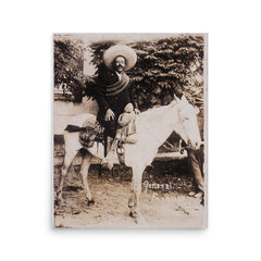 Pancho Villa poster on a plain backdrop in size 16"x20".