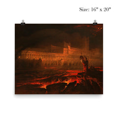 Pandemonium by John Martin poster 2