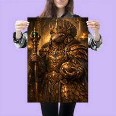 Pangolin emperor with bronze ceremonial regalia poster 3