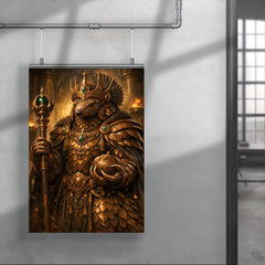 Pangolin emperor with bronze ceremonial regalia poster 4