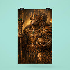 Pangolin emperor with bronze ceremonial regalia poster 6