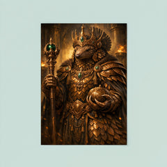 Pangolin emperor with bronze ceremonial regalia poster 8