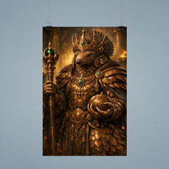 Pangolin emperor with bronze ceremonial regalia poster 9