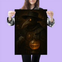 Paracelsus plague doctor alchemist portrait poster 3