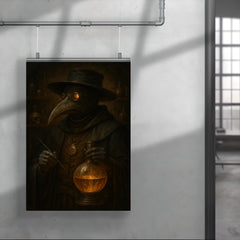 Paracelsus plague doctor alchemist portrait poster 4