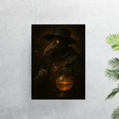 Paracelsus plague doctor alchemist portrait poster 7
