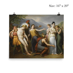 Paris and Hector in a Classical Scene poster 2