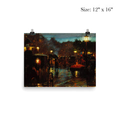 Paris at Night by Charles Courtney Curran, 1889 poster 3