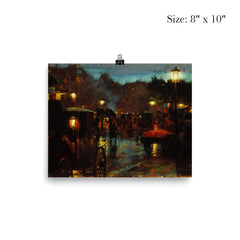 Paris at Night by Charles Courtney Curran, 1889 poster 4