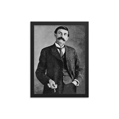 Pat Garrett framed print on a plain backdrop in size 12"x16".