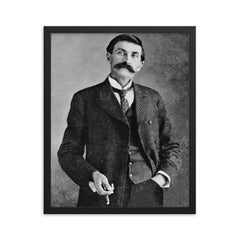Pat Garrett framed print on a plain backdrop in size 16"x20".