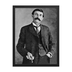 Pat Garrett framed print on a plain backdrop in size 18"x24".