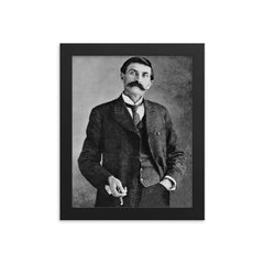 Pat Garrett framed print on a plain backdrop in size 8"x10".