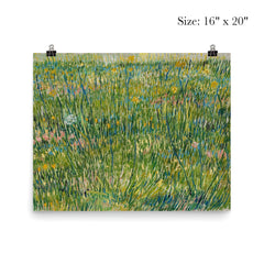 Patch of Grass by Vincent van Gogh, 1887 poster 2