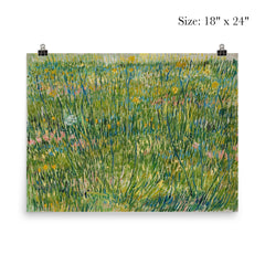 Patch of Grass by Vincent van Gogh, 1887 poster 5