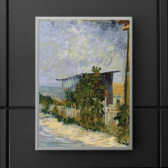 Path in Montmartre with Sunflowers by Vincent van Gogh, 1887 poster 5