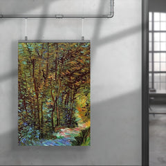 Path in the Forest by Vincent van Gogh, 1887 poster 4