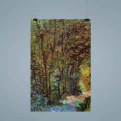 Path in the Forest by Vincent van Gogh, 1887 poster 9
