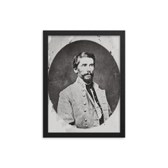 Patrick Cleburne framed print on a plain backdrop in size 12"x16".