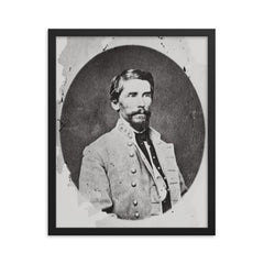 Patrick Cleburne framed print on a plain backdrop in size 16"x20".