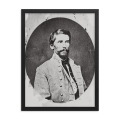 Patrick Cleburne framed print on a plain backdrop in size 18"x24".