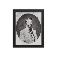 Patrick Cleburne framed print on a plain backdrop in size 8"x10".