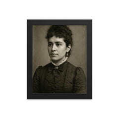 Patrisia Gonzales framed print on a plain backdrop in size 8"x10".