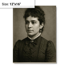 Patrisia Gonzales metal print on a plain backdrop in size 12"x16".