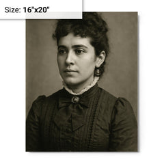 Patrisia Gonzales metal print on a plain backdrop in size 16"x20".