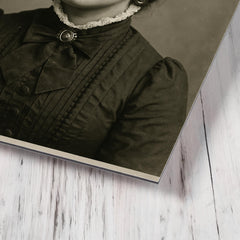 Patrisia Gonzales metal print mockup