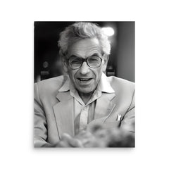 Paul Erdos poster on a plain backdrop in size 16"x20".