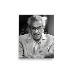 Paul Erdos poster on a plain backdrop in size 8"x10".