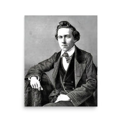 Paul Morphy poster on a plain backdrop in size 16"x20".