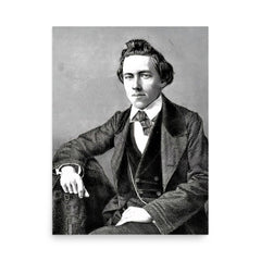 Paul Morphy poster on a plain backdrop in size 18"x24".