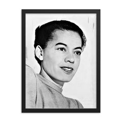 Pauli Murray framed print on a plain backdrop in size 18"x24".